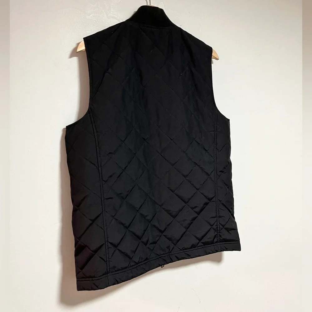 Tommy Hilfiger Men’s Black Quilted Zip-Up Vest - Size XS - Picture 10 of 11